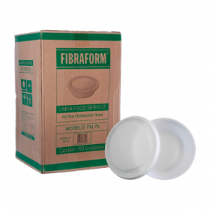 Embalagem Marmitex Isopor Fibraform Fm Un Casa Da Embalagem